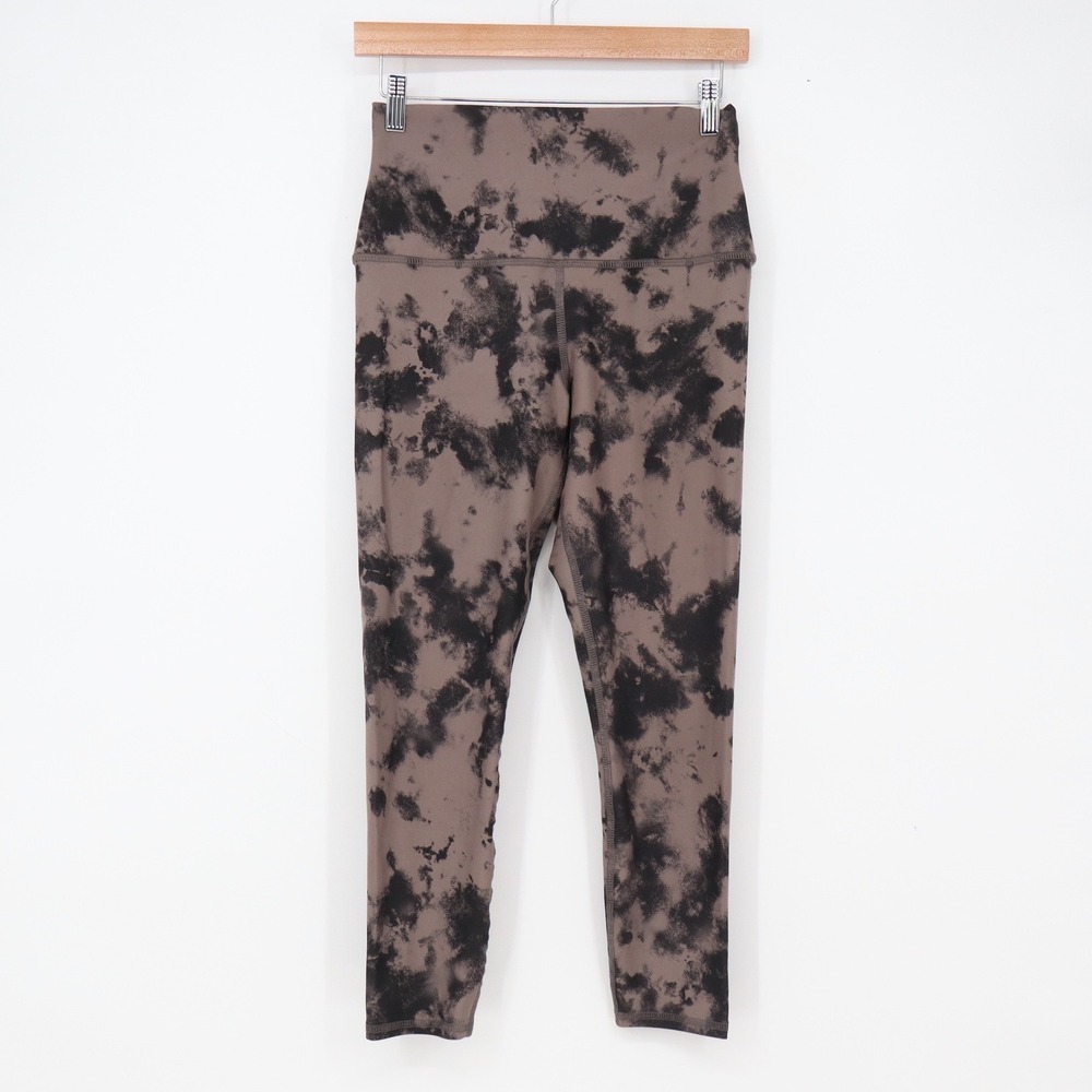 Evolution and Creation Leggings Womens M The Mia Brown Tie Dye Athletic